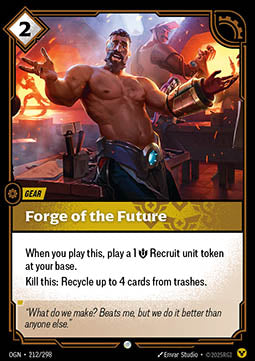 Forge of the Future OGN-212 Common Near Mint Englisch