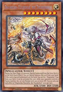 Dogmatika Fleurdelis, the Thunderbolt DOOD-026 Secret Rare Near Mint Englisch 1. Auflage