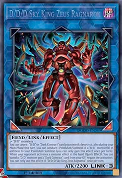 D/D/D Sky King Zeus Ragnarok DOOD-049 Secret Rare Near Mint Englisch 1. Auflage