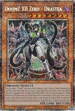 DoomZ XII Zero - Drastea (V.2) DOOD-EN008 Starlight Rare Near Mint Englisch 1. Auflage
