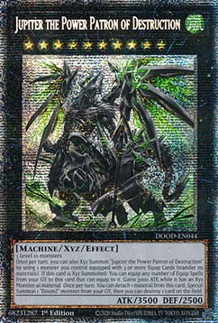 Jupiter the Power Patron of Destruction (V.2) DOOD-EN044 Starlight Rare Near Mint Englisch 1. Auflage