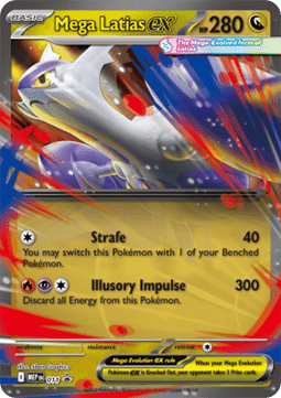 Mega Latias ex MEP-011 Promo Light Played Deutsch