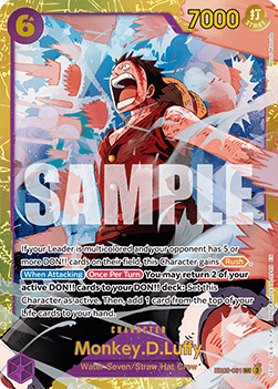 Monkey.D.Luffy (EB02-061) (V.1) PRB02 Secret Rare Near Mint Englisch