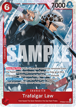 Trafalgar Law (PRB02-002) (V.1) PRB02 Super Rare Near Mint Englisch