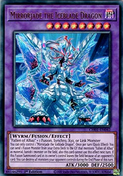 Spiegeljade der Eisklingen-Drache CH01-042 Ultra Rare Near Mint Deutsch 1. Auflage
