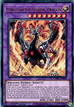 Lubellion der sengende Drache CH01-044 Ultra Rare Near Mint Deutsch 1. Auflage
