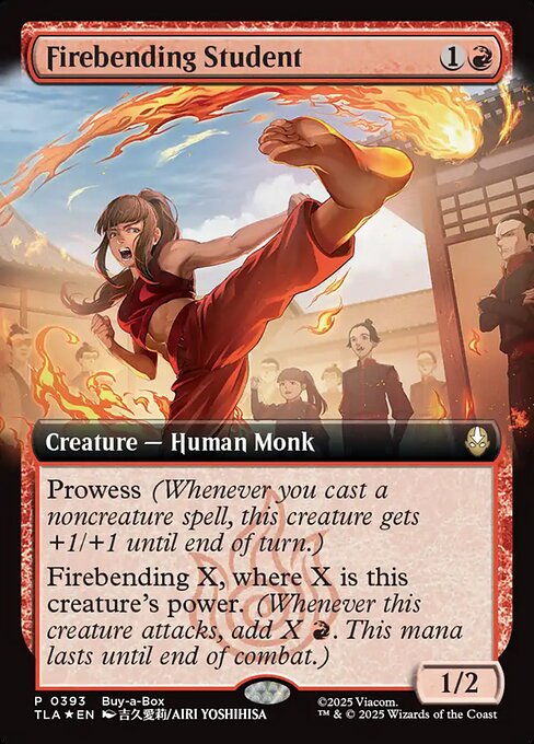 Firebending Student BABP-393 Rare Near Mint Englisch Foil