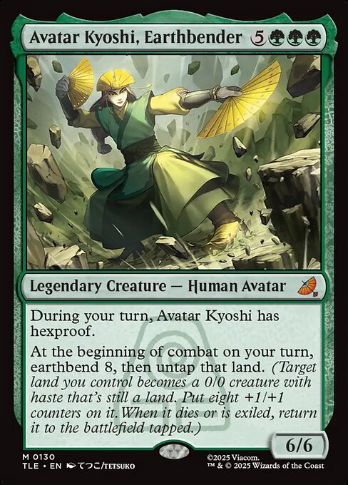 Avatar Kyoshi, Earthbender TLE-130 Mythic Excellent Englisch Foil