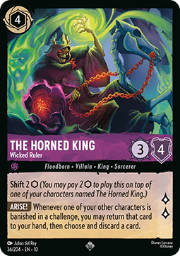 The Horned King - Wicked Ruler 10WHI-036 Super Rare Near Mint Englisch
