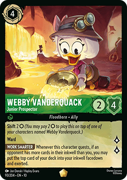 Nicky Vanderquack - Junior-Schürferin 10WHI-093 Legendary Excellent Deutsch