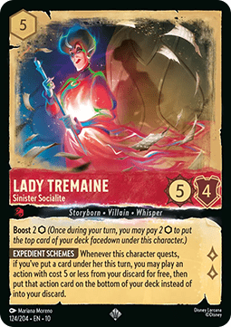 Lady Tremaine - Sinister Socialite 10WHI-124 Super Rare Near Mint Englisch