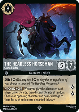 The Headless Horseman - Cursed Rider 10WHI-174 Super Rare Near Mint Englisch