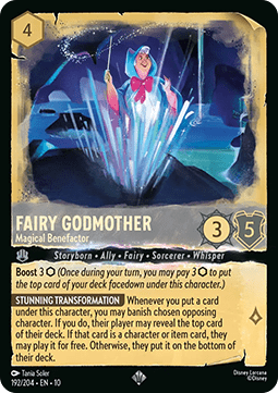 Fairy Godmother - Magical Benefactor 10WHI-192 Super Rare Near Mint Englisch