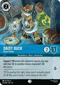Daisy Duck - Geistersucherin (V.2) 10WHI-217 Epic Near Mint Deutsch Foil