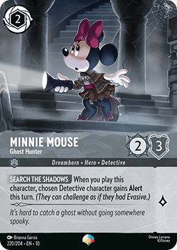 Minnie Maus - Geisterjägerin (V.2) 10WHI-220 Epic Near Mint Deutsch Foil