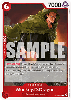Monkey.D.Dragon (OP13-017) OP13 Near Mint Englisch