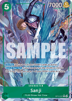 Sanji (OP13-027) (V.2) OP13 Alternate Art Near Mint Englisch