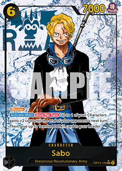 Sabo (OP13-120) (V.2) OP13 Alternate Art Near Mint Englisch