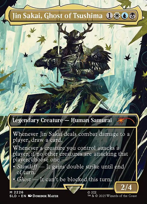 Jin Sakai, Ghost of Tsushima SLDPS-2226 Mythic Near Mint Englisch