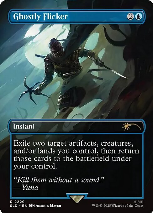 Ghostly Flicker SLDPS-2229 Rare Excellent Englisch Foil