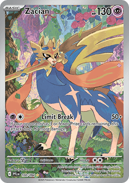 Zacian PFL-100 Illustration Rare Excellent Deutsch