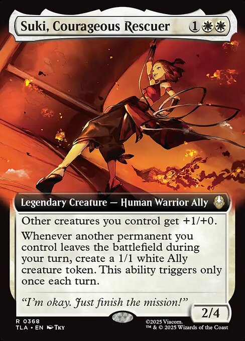 Suki, Courageous Rescuer XTLA-368 Rare Near Mint Englisch Foil