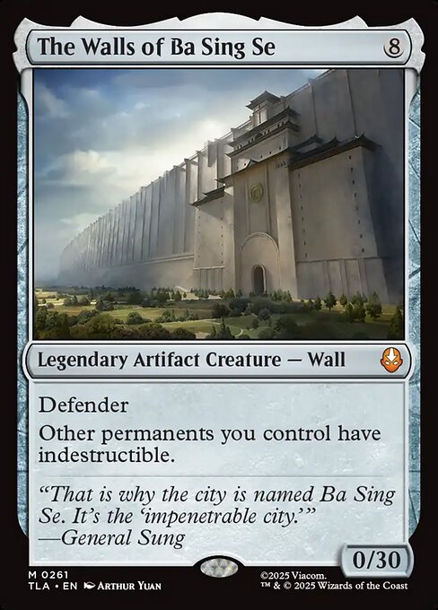 The Walls of Ba Sing Se TLA-261 Mythic Near Mint Englisch