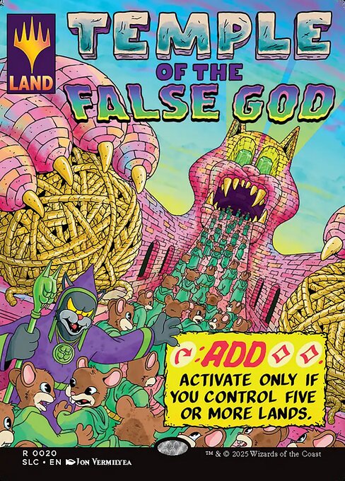 Temple of the False God (V.1) SLCCK-20 Rare Near Mint Englisch