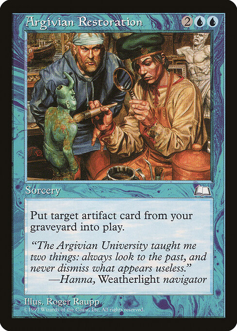 Argivian Restoration WTH- Uncommon Good Englisch