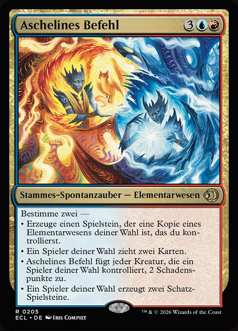 Aschelines Befehl ECL-205 Rare Near Mint Deutsch
