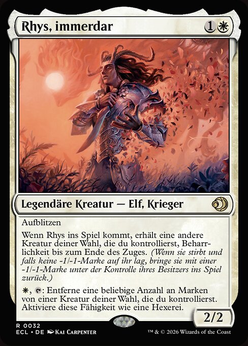 Rhys, immerdar ECL-32 Rare Near Mint Deutsch