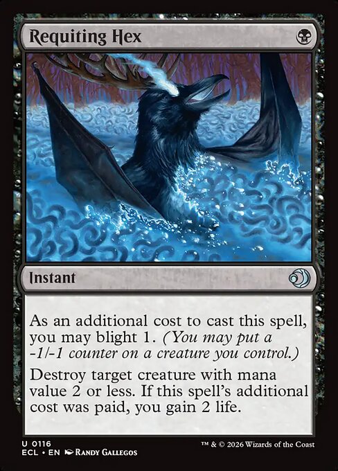 Requiting Hex ECL-116 Uncommon Near Mint Englisch Foil