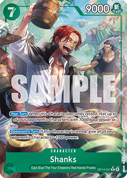 Shanks (OP14-027) (V.2) OP14 Alternate Art Near Mint Englisch
