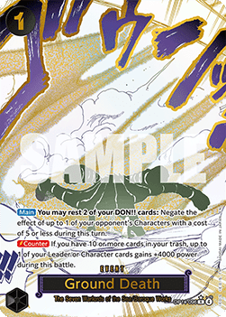 Ground Death (OP14-096) (V.2) OP14 Special Rare Near Mint Englisch