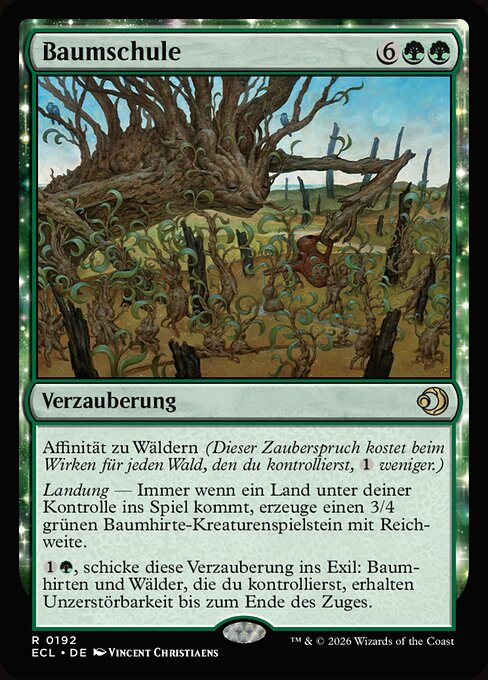 Baumschule ECL-192 Rare Excellent Deutsch Foil