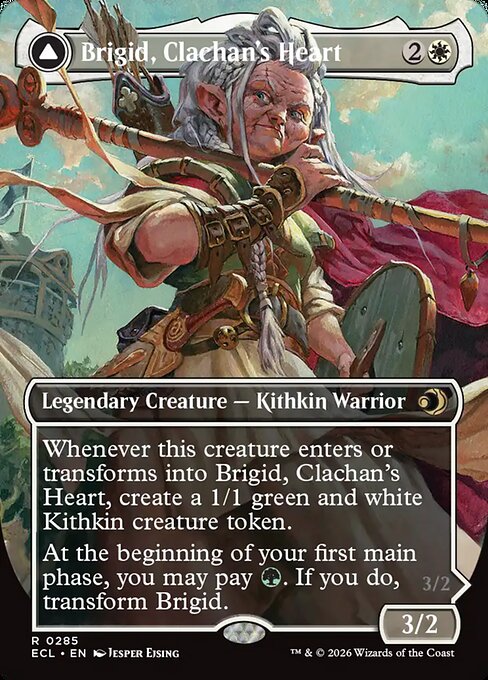 Brigid, Clachan's Heart // Brigid, Doun's Mind XECL-285 Rare Near Mint Englisch