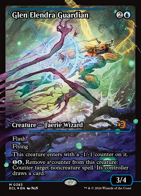 Glen Elendra Guardian (V.2) XECL-383 Mythic Near Mint Englisch Foil