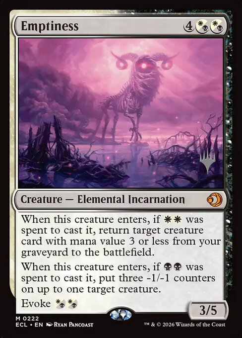 Emptiness PECL-222 Mythic Near Mint Englisch