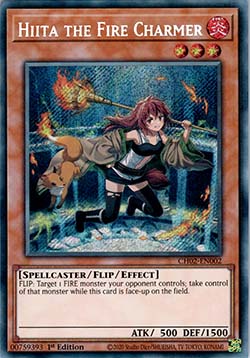 Hiita, die Feuerverzaubererin CH02-DE002 Secret Rare Light Played Deutsch 1. Auflage