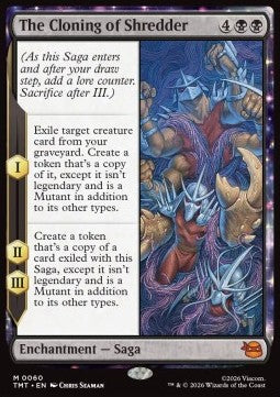 Das Klonen von Shredder TMT-60 Mythic Near Mint Deutsch Foil