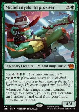 Michelangelo, Improvisator TMT-119 Mythic Near Mint Deutsch