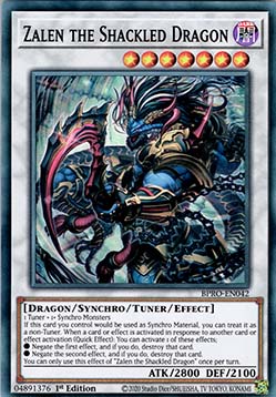 Zalen der gefesselte Drache BPRO-042 Super Rare Near Mint Deutsch 1. Auflage