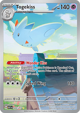 Togekiss ASC-235 Illustration Rare Excellent Deutsch
