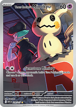 Team Rockets Mimigma ASC-238 Illustration Rare Near Mint Deutsch