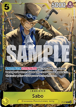 Sabo (P-073) (V.2) P Promo Near Mint Englisch