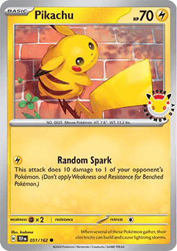 Pikachu TEF-051 Promo Excellent Deutsch