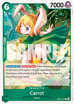 Carrot (EB03-013) (V.1) EB03 Near Mint Englisch