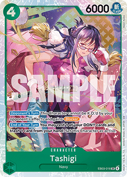Tashigi (EB03-018) (V.1) EB03 Super Rare Excellent Englisch
