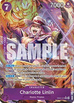 Charlotte Linlin (EB03-034) (V.2) EB03 Alternate Art Near Mint Englisch