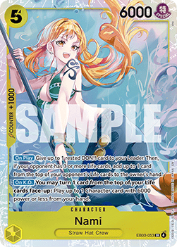 Nami (EB03-053) (V.1) EB03 Super Rare Excellent Englisch